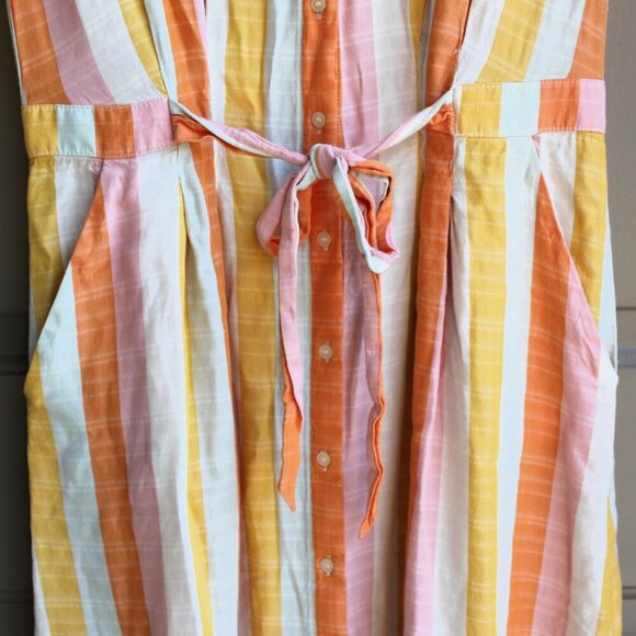 Loft Women's Size 8 Stripped Maxi Dress - Picture 3 of 9